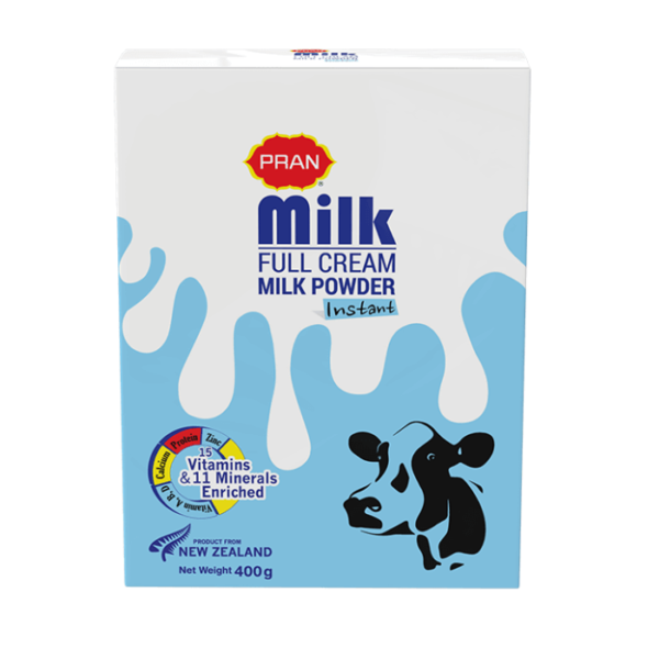 Pran Full Cream Milk Powder 400gm