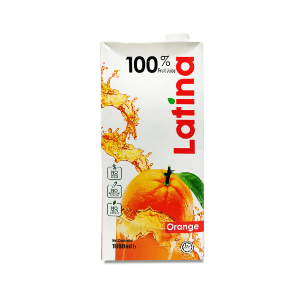 Latina 100% Juice Orange 1000ml